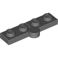 Lego destička 1x4 s pantem, tmavě modro šedá (4244569, 4271344, 6102774)